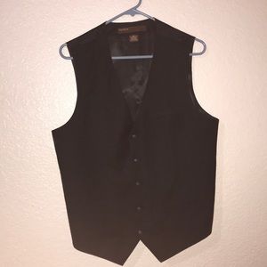 Perry Ellis Black Vest